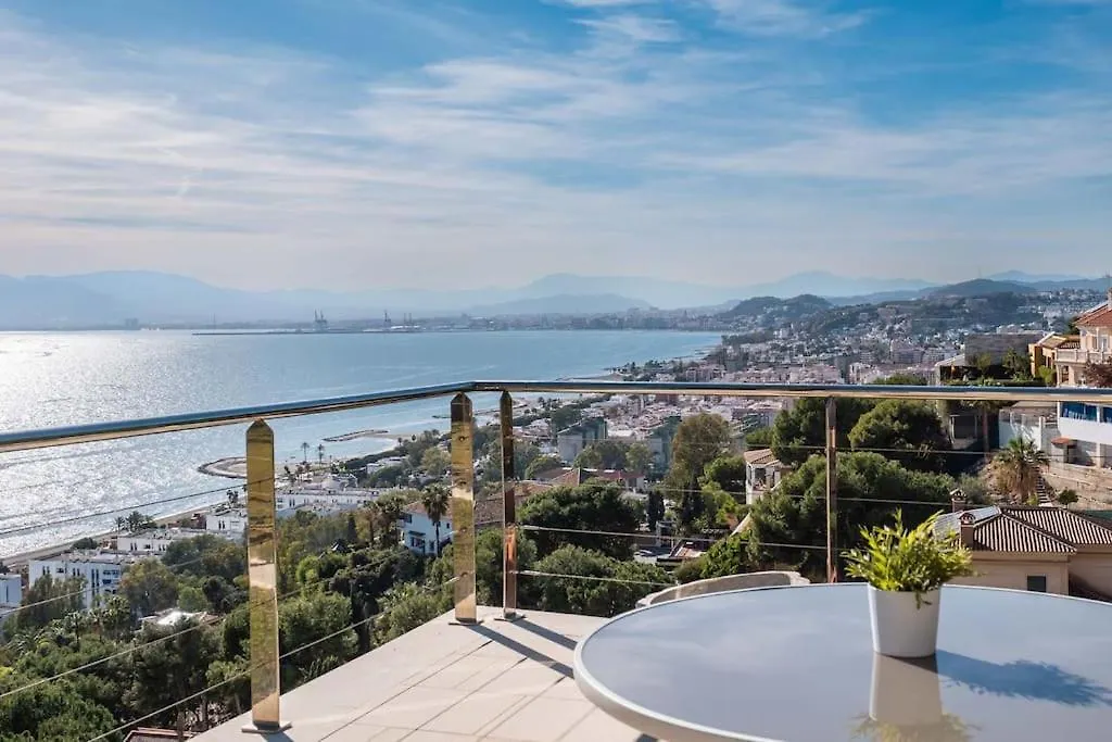 아파트 Luxury Villa With Sea Views & Terrace By Rems 말라가